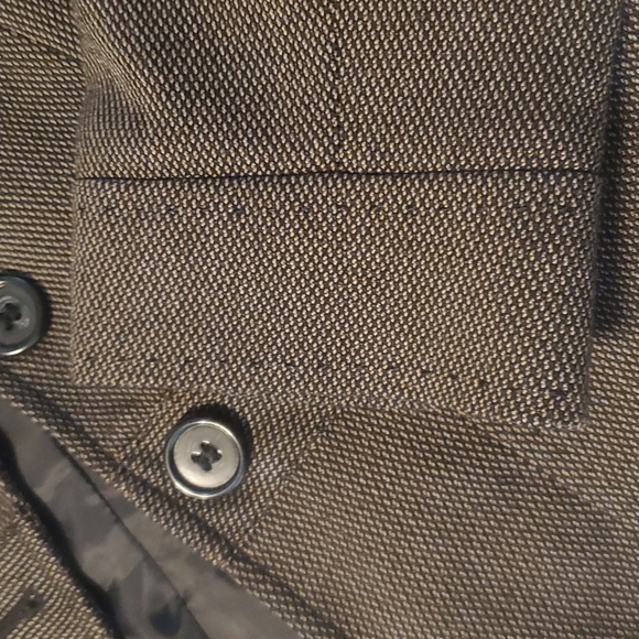 Ann Taylor cropped brown tweed blazer 00P - Picture 4 of 6